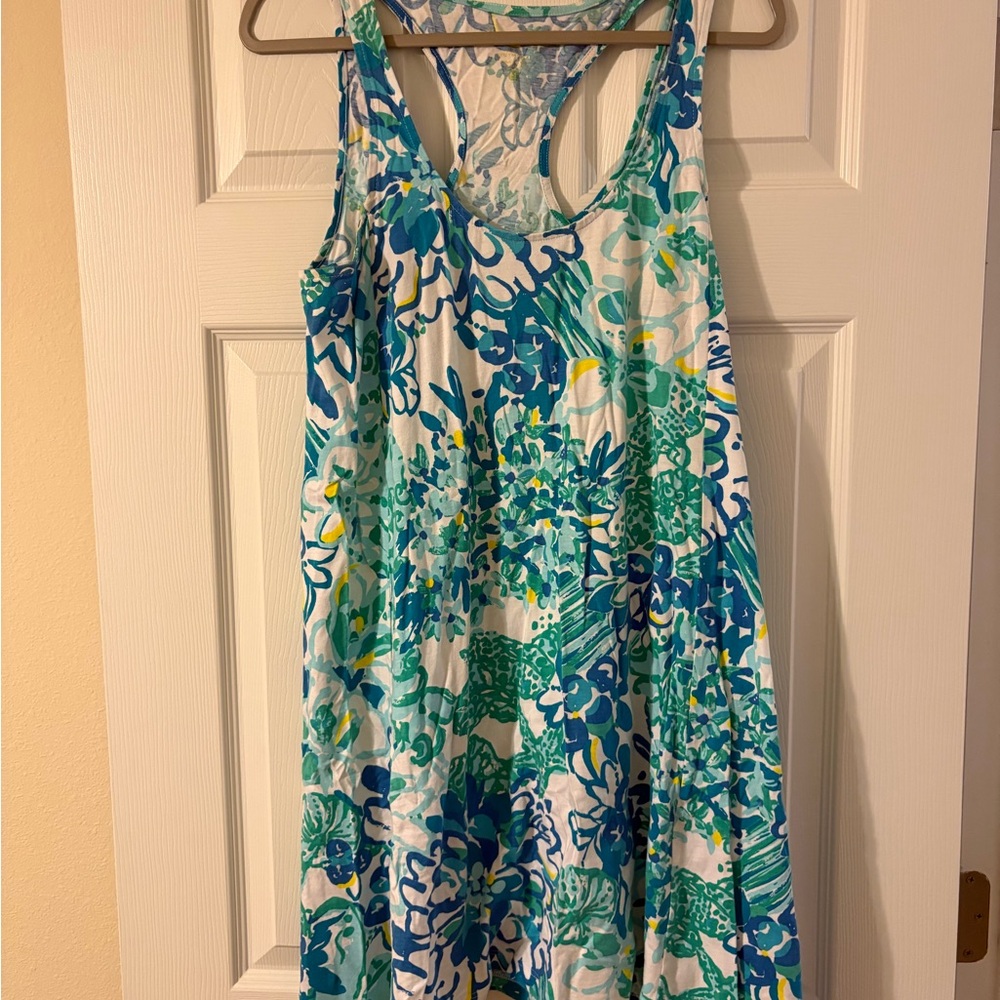 Lilly Pulitzer Sleeveless Blue/Green Dress
